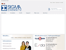 Tablet Screenshot of embedded.sigma-chemnitz.de